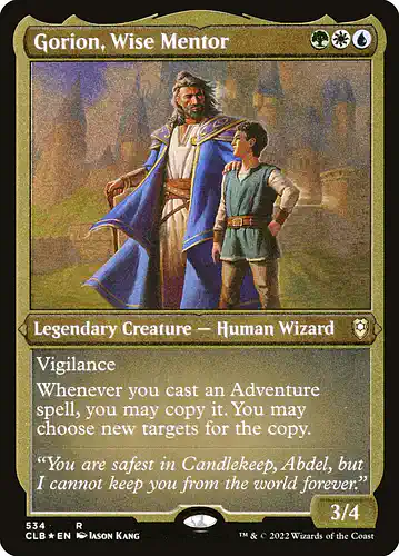 Gorion, Wise Mentor - clb Spoiler