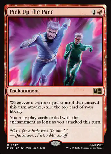 Pick Up the Pace - msc Spoiler