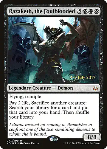 Razaketh, the Foulblooded - hou Spoiler