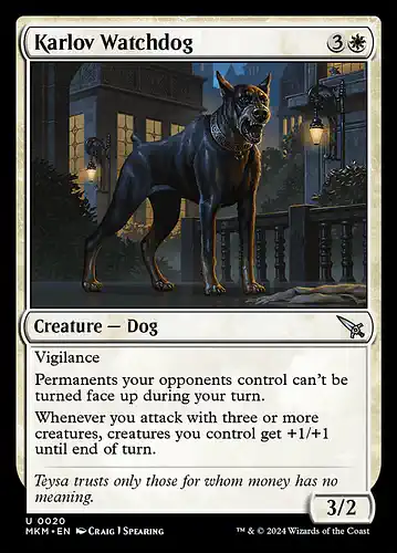 Karlov Watchdog - mkm Spoiler