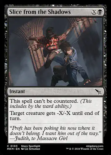 Slice from the Shadows - mkm Spoiler