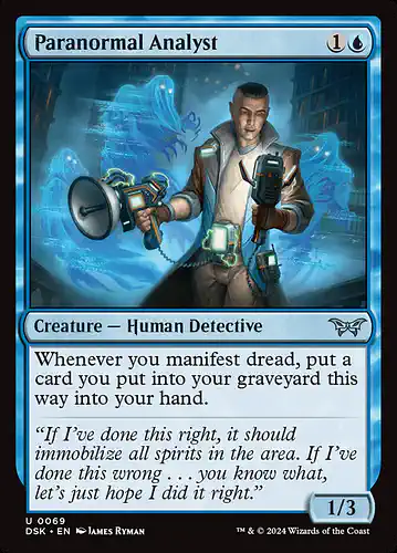 Paranormal Analyst - dsk Spoiler