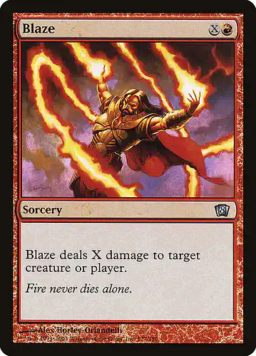 Blaze - 8ed Spoiler
