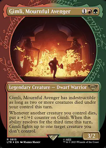 Gimli, Mournful Avenger - ltr Spoiler