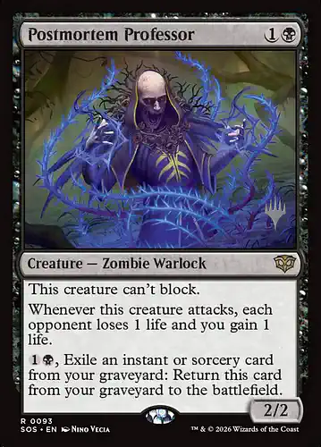 Postmortem Professor - sos Spoiler
