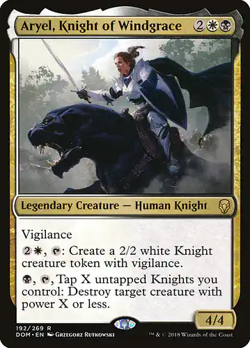 Aryel, Knight of Windgrace - dom Spoiler