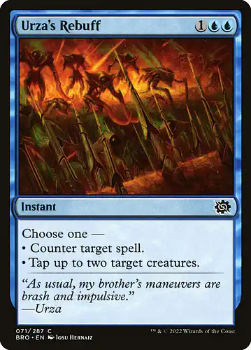 Urza's Rebuff - bro Spoiler