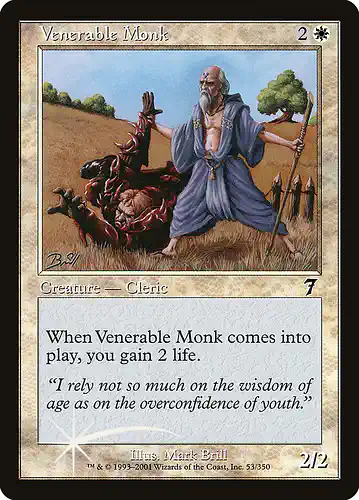 Venerable Monk - 7ed Spoiler
