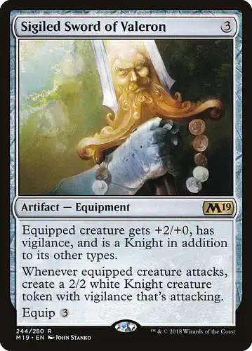 Sigiled Sword of Valeron - m19 Spoiler
