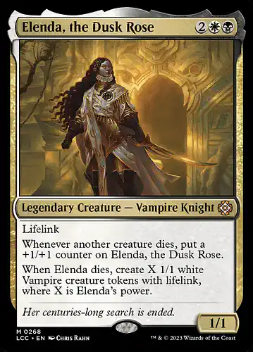 Elenda, the Dusk Rose - lcc Spoiler