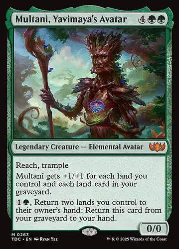 Multani, Yavimaya's Avatar - tdc Spoiler
