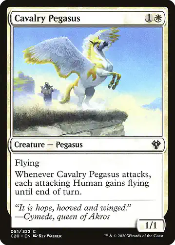 Cavalry Pegasus - c20 Spoiler