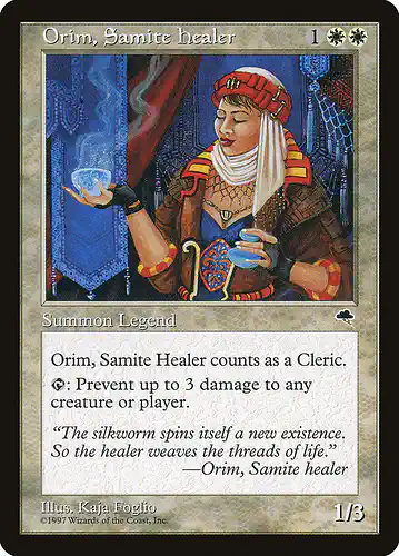 Orim, Samite Healer - tmp Spoiler