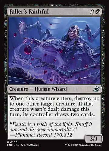 Faller's Faithful - eoe Spoiler