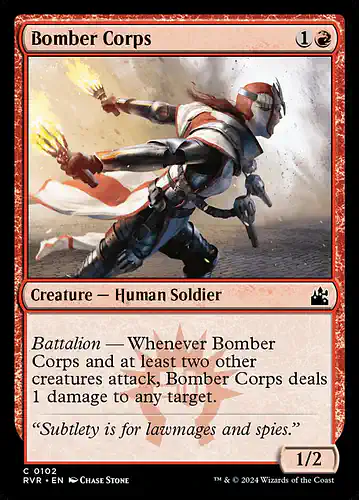 Bomber Corps - rvr Spoiler
