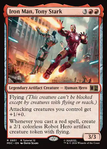 Iron Man, Tony Stark - msc Spoiler