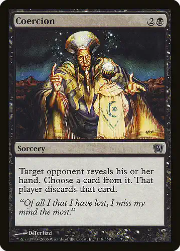 Coercion - 9ed Spoiler