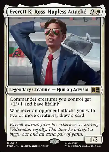 Everett K. Ross, Hapless Attaché - msc Spoiler