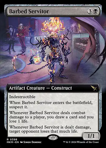 Barbed Servitor - mkm Spoiler