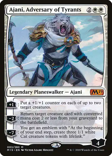Ajani, Adversary of Tyrants - m19 Spoiler