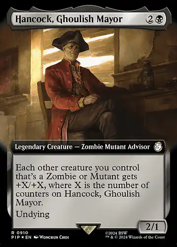 Hancock, Ghoulish Mayor - pip Spoiler