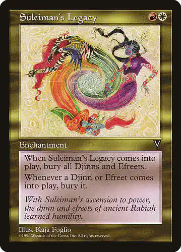 Suleiman's Legacy - vis Spoiler
