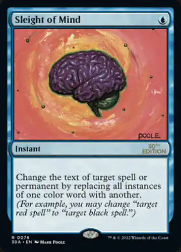 Sleight of Mind - 30a Spoiler