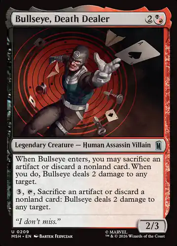 Bullseye, Death Dealer - msh Spoiler