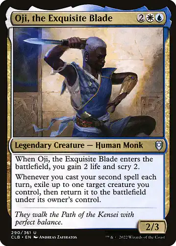Oji, the Exquisite Blade - clb Spoiler