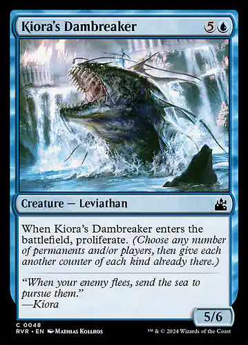 Kiora's Dambreaker - rvr Spoiler