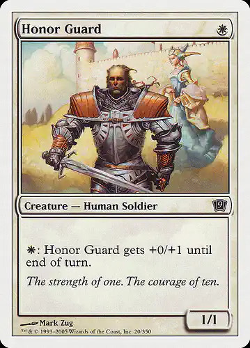 Honor Guard - 9ed Spoiler