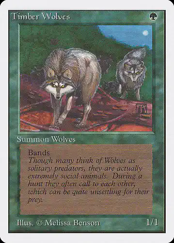 Timber Wolves - 2ed Spoiler