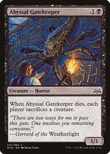 Abyssal Gatekeeper - dvd Spoiler