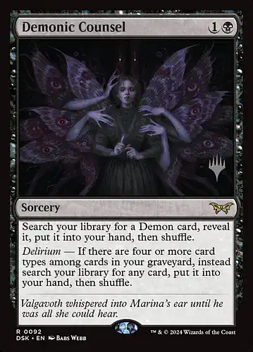 Demonic Counsel - dsk Spoiler