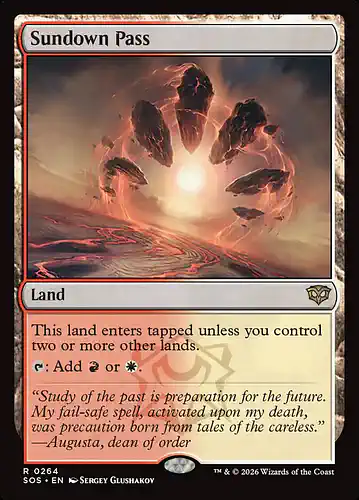 Sundown Pass - sos Spoiler