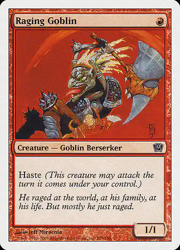 Raging Goblin - 9ed Spoiler