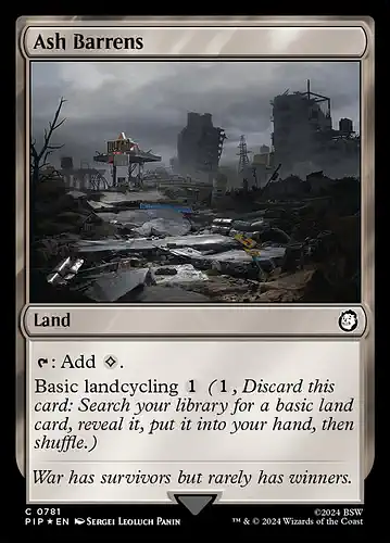 Ash Barrens - pip Spoiler