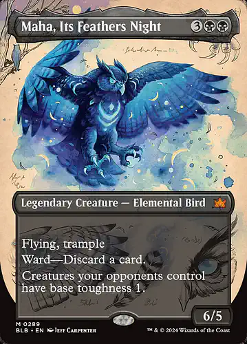 Maha, Its Feathers Night - blb Spoiler