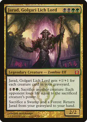 Jarad, Golgari Lich Lord - rtr Spoiler