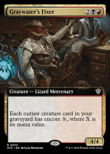 Graywater's Fixer - otc Spoiler