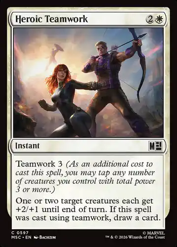 Heroic Teamwork - msc Spoiler