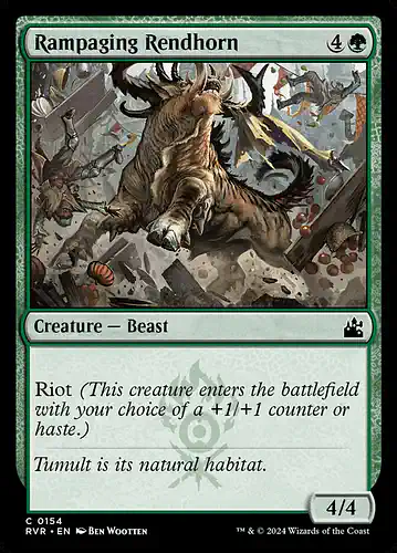 Rampaging Rendhorn - rvr Spoiler