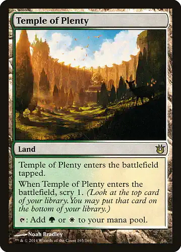 Temple of Plenty - bng Spoiler