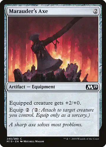 Marauder's Axe - m19 Spoiler