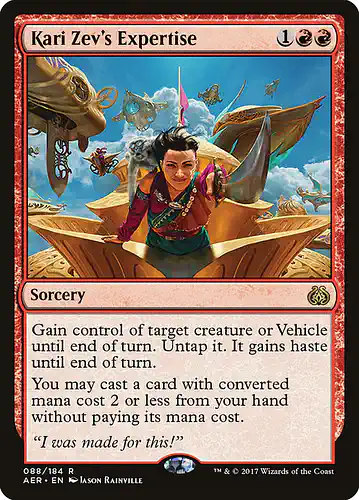 Kari Zev's Expertise - aer Spoiler