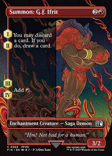 Summon: G.F. Ifrit - fin Spoiler