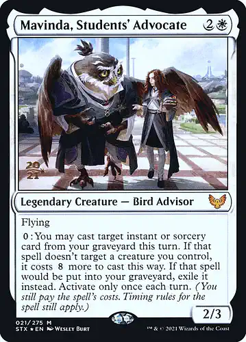 Mavinda, Students' Advocate - stx Spoiler