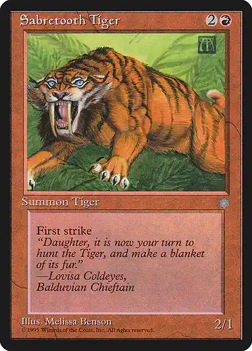 Sabretooth Tiger - ice Spoiler