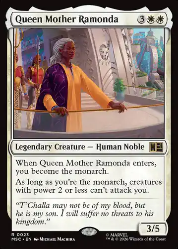 Queen Mother Ramonda - msc Spoiler