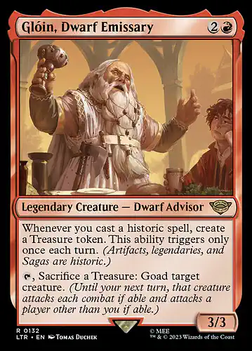 Glóin, Dwarf Emissary - ltr Spoiler